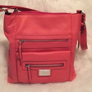 Tignanello Perfect Pockets large x-body Strawberry